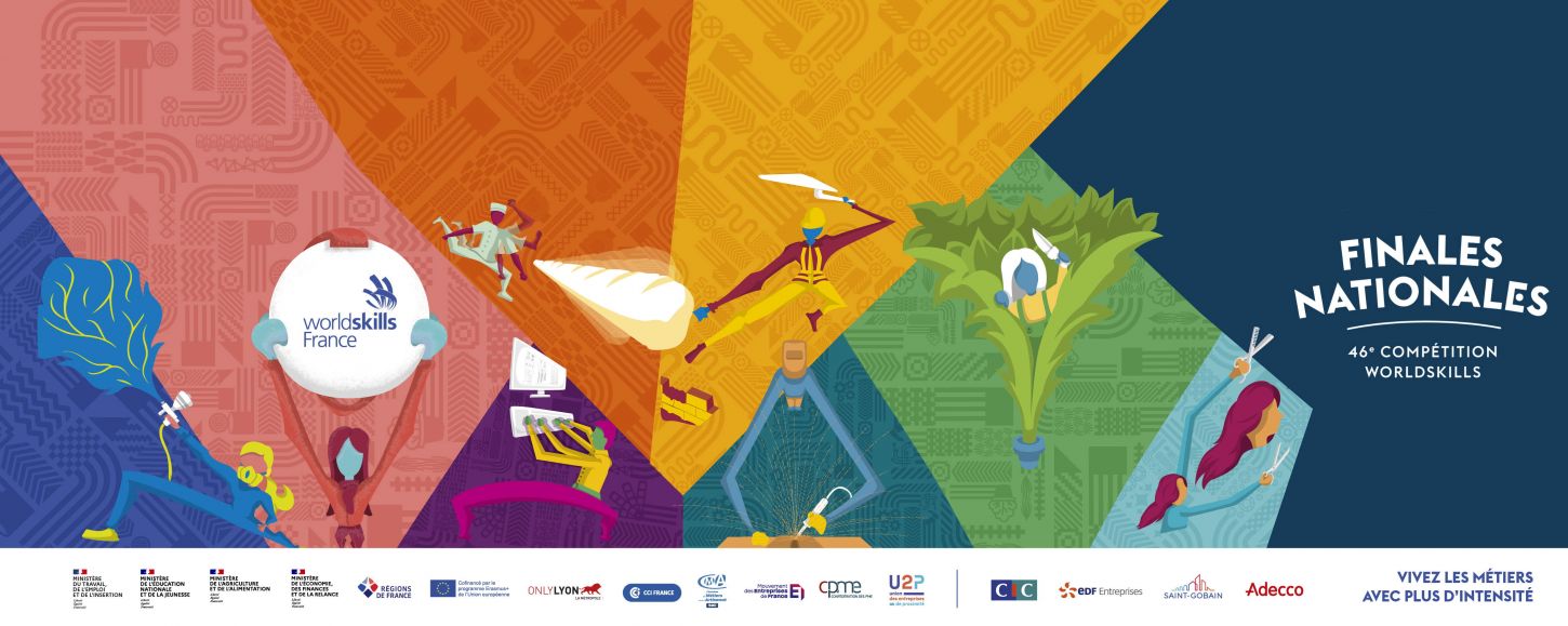 Emblème pour l’équipe de France WORLDSKILLS… prêt à concourir !