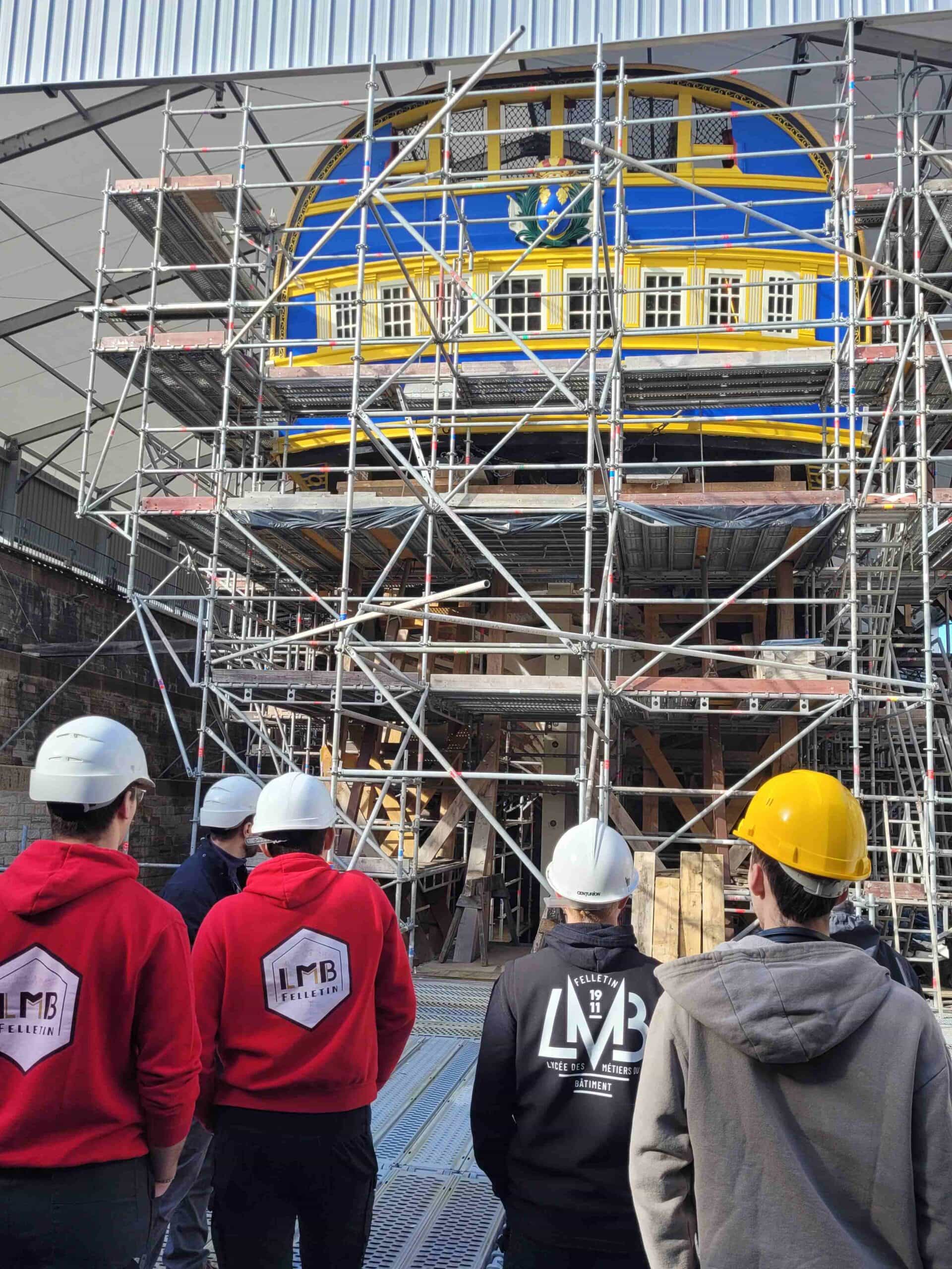 Les Terminales BAC PRO TMA au chevet de la frégate « l’HERMIONE » à Anglet (64)