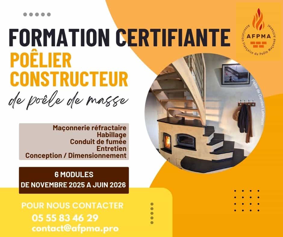 Une première nationale : lancement de la formation de poêlier constructeur à Felletin