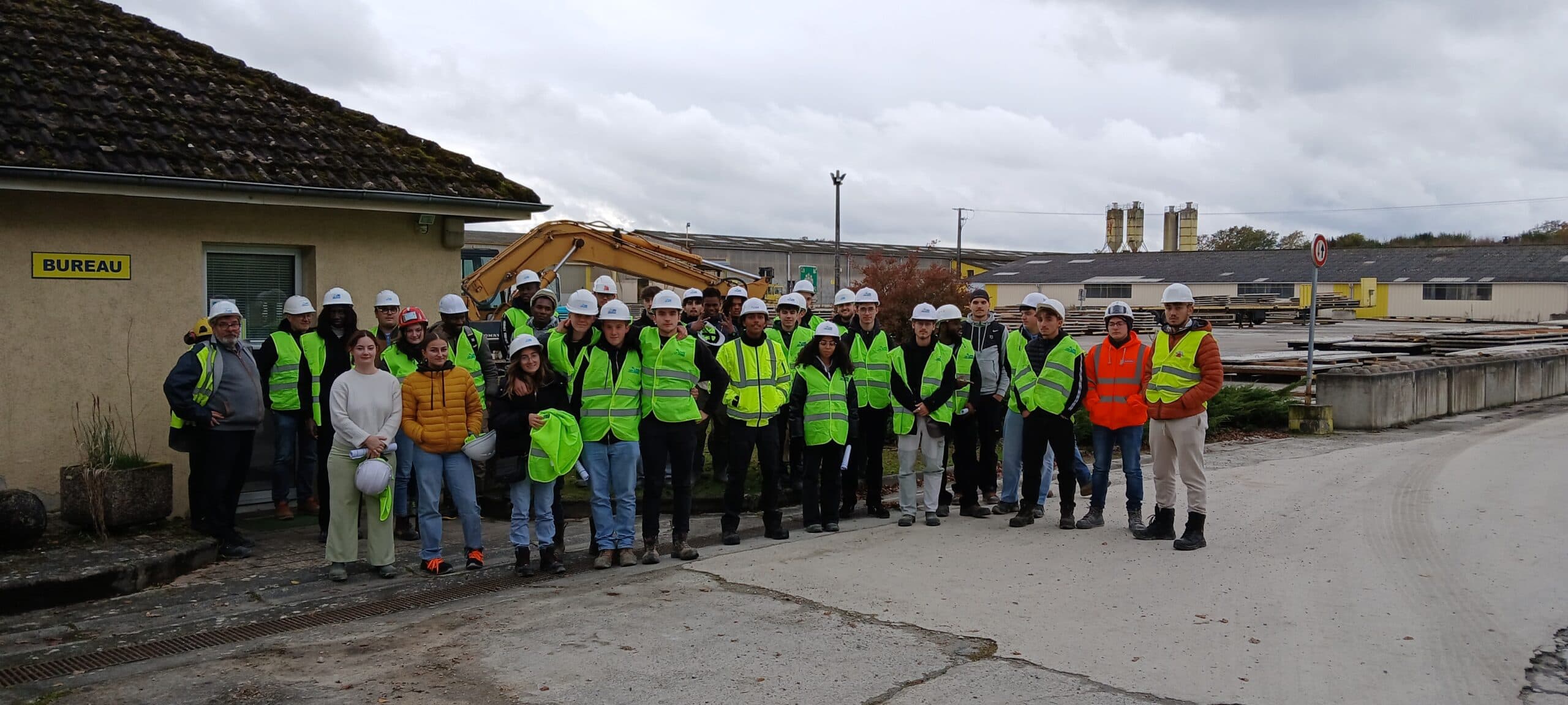 Les étudiants de BTS Bâtiment en visite de chantier à Limoges