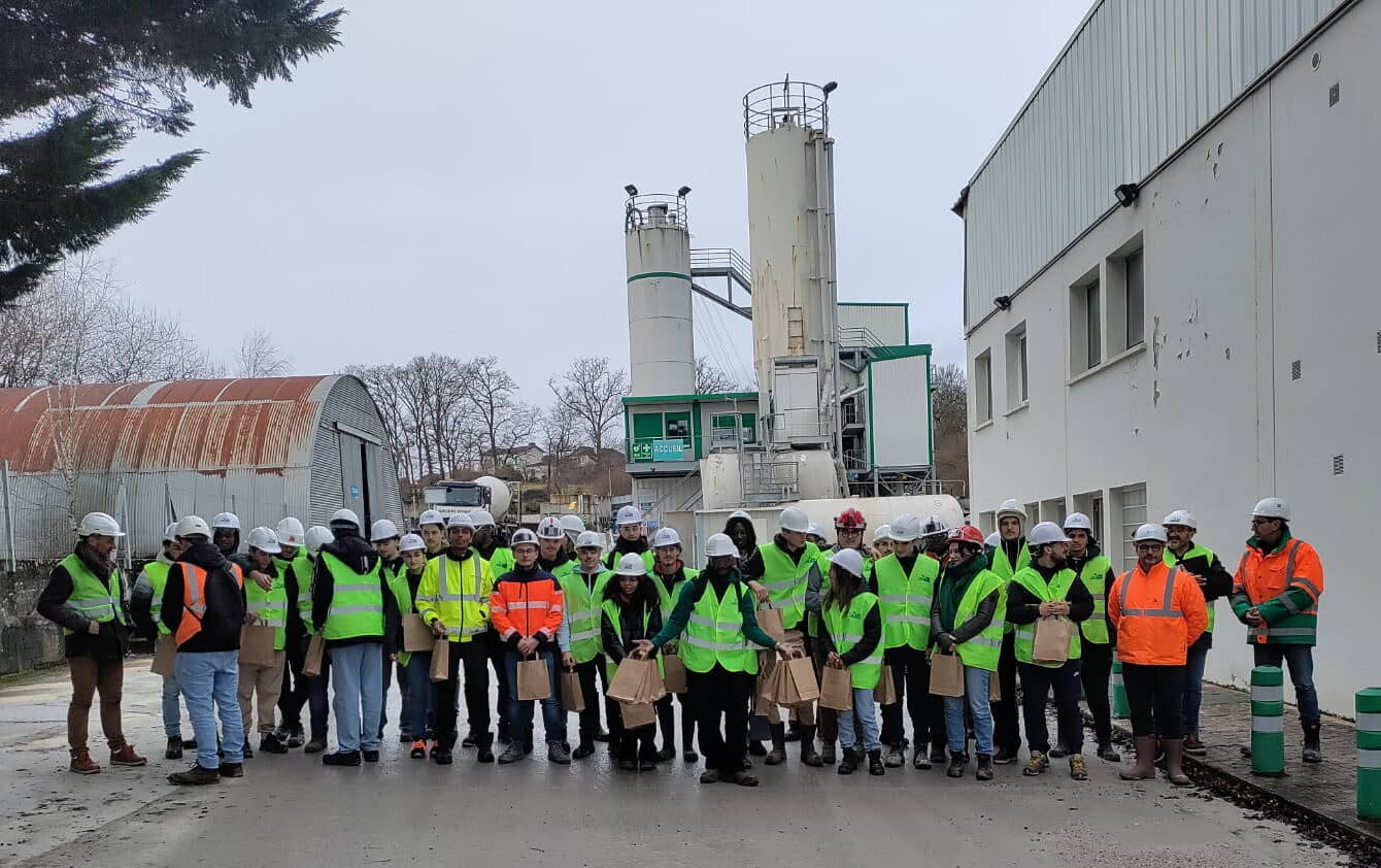 Visite de Chantier avec le SNBPE et l’UNICEM à Limoges